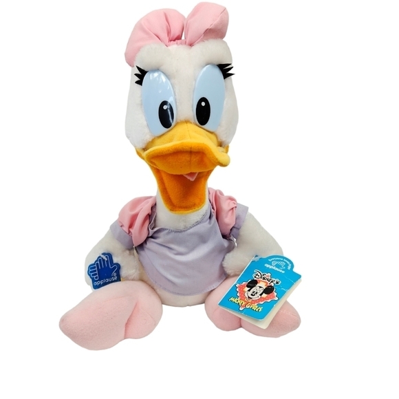 NWT Vintage Applause Disney Daisy Duck 16" Plush Stuffed Animal Kids - Picture 14 of 14